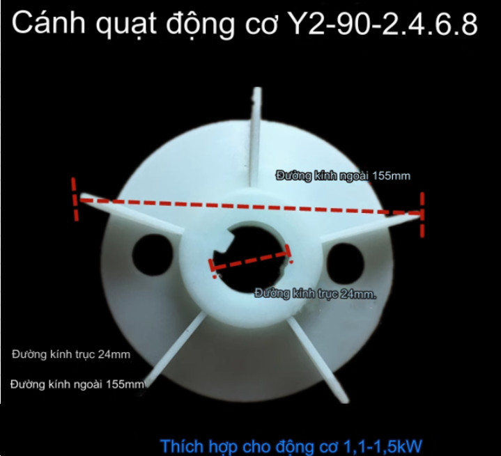 Cánh quạt Y2-90-4.6.8