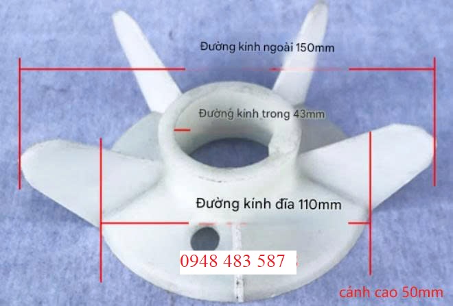 Cánh quạt động cơ Y3-160-2