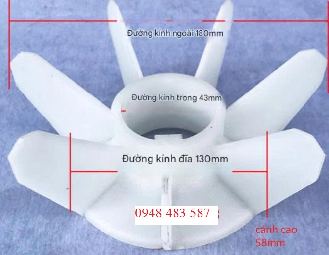 Cánh quạt động cơ Y3-160-4