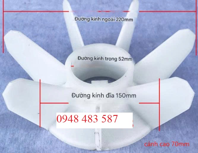 Cánh quạt động cơ Y3-180-4
