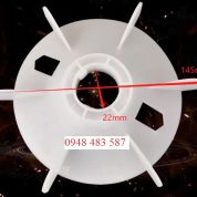 Cánh quạt động cơ lỗ 22mm