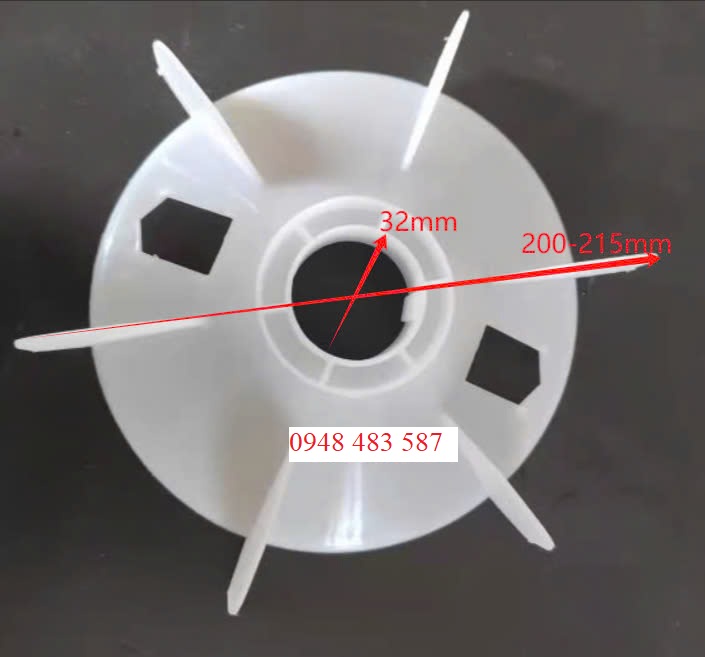 Cánh quạt động cơ trục 32mm