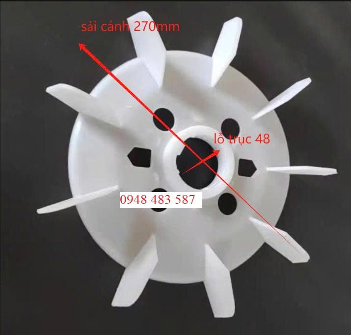 Cánh quạt động cơ trục 48mm