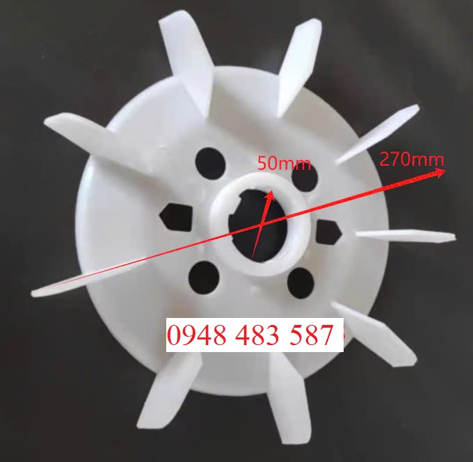 Cánh quạt động cơ trục 50mm