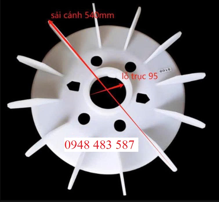 Cánh quạt động cơ trục 95mm