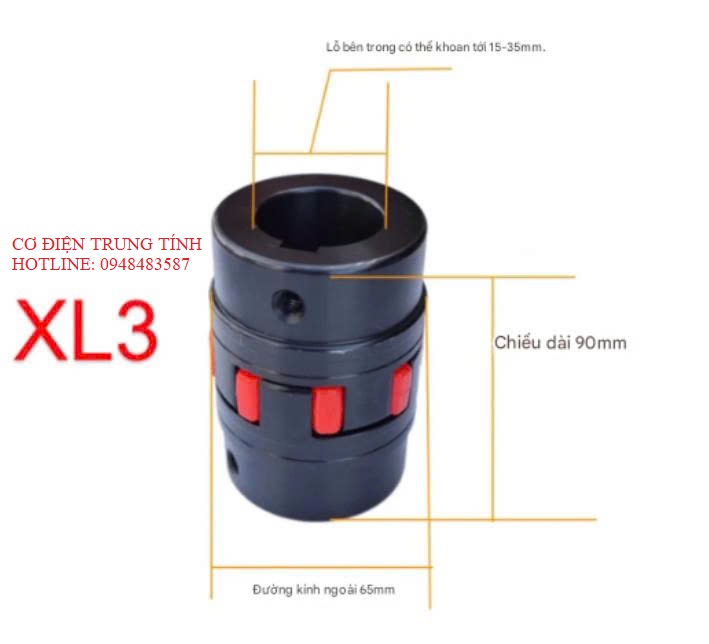 Khớp nối hoa mận XL3