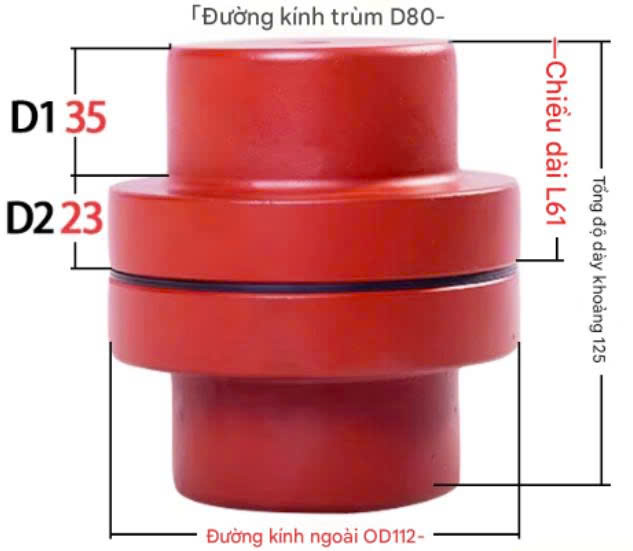 Khớp nối cao su NM112 Khớp nối cao su NM112