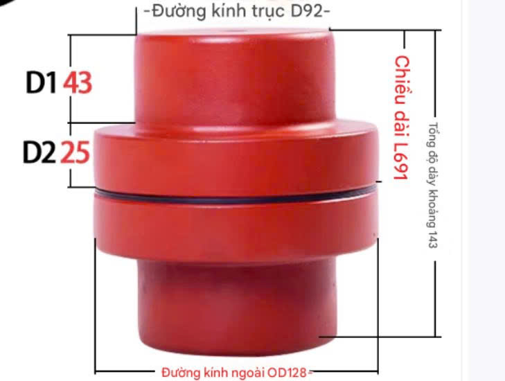 Khớp nối cao su NM128