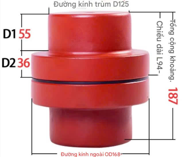 Khớp nối cao su NM168