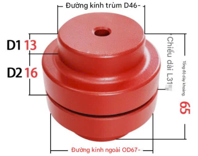 Khớp nối cao su NM67
